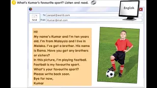 【GET SMART PLUS 4】 Module 1 - Kumar's Favourite Sport