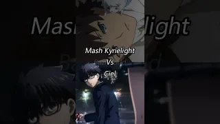 Mash Kyrielight VS Ciel (Fate VS Tsukihime) #shorts