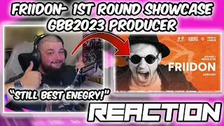 STILL FUNNEST TO WATCH! | FRIIDON | GRAND BEATBOX BATTLE 2023:| Producer Showcase Round 1 REACTION!!