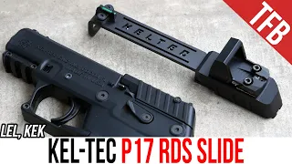 The Kel-Tec P17's new Optic Ready Slide