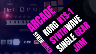 aRCADE - #Synthember2023 | Single Synth Jam | Korg NTS-1 | Keystep 37