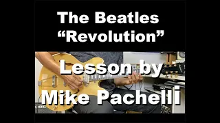 The Beatles "Revolution" LESSON by Mike Pachelli