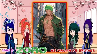 The Apothecary Diaries react to Zoro as Maomao's Brother // gacha club react