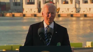 Raw: President Joe Biden speaks at Port of Baltimore