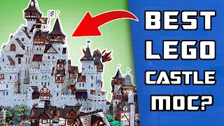 HUGE LEGO Castle With Detailed Interior - So Many Epic Building Techniques!