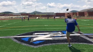 Punt, Pass and Kick Demonstration