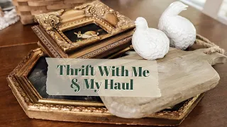 Goodwill THRIFT WITH ME and THRIFT HAUL! | Vintage HOME DECOR | Cottage Style