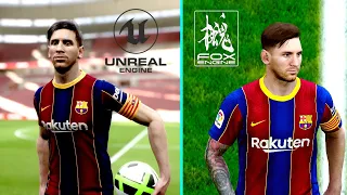 🔥 PES 2021 vs eFootball (PES 2022)  - Gameplay Comparison • Free kick, Penalty, Celebration