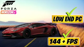 🔧 FORZA HORIZON 5: Low End Pc increase performance / FPS Boost with easy setups! Best Settings 2021