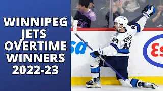 Winnipeg Jets overtime winners 2022-23 season