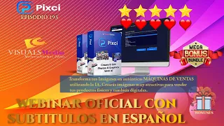 WEBINAR PIXCI AI REVIEW. LIVE DEMO. SPECIAL DISCOUNT VISUALSMEDIA