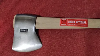 Como y donde COMPRAR un Hacha artesanal Jauregi boca de luna 1,5Kg