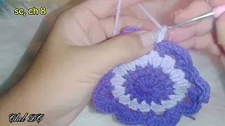 EP. 1 granny square #crochet #cheldc #diy #handmade