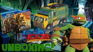 TMNT Out Of The Shadows lunchbox gift set UNBOXING!