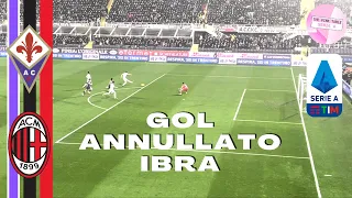 Fiorentina 4-3 Milan Gol Annullato Ibrahimovic