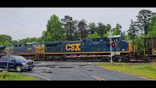 Saturday's Railfan Action on the CSX SF Line Charlotte Sub