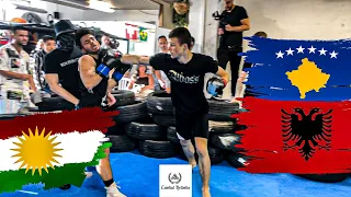 Albanian Judoka "Kikiriki" vs Kurdish Boxer "Dico" | Boxing Streetfight Switzerland |Combat Helvetia