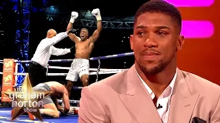 Anthony Joshua 'Slipped' During His Fight with Wladimir Klitschko | The Graham Norton Show