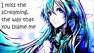 Nightcore -  I Miss The Misery (Halestorm) [Lyrics]