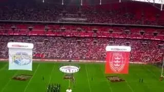 LIZZIE JONES SINGING ABIDE WITH ME - CHALLENGE CUP FINAL 2015 - LIVE FROM WEMBLEY!