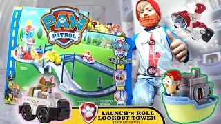 Щенячий Патруль на русском. Все серии. Paw Patrol - Launch N Roll Lookout Tower TrackSet Roll Patrol