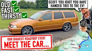 Geoff goes CRAZY choosing the EV vs ICE EuroTrip Challenge Car