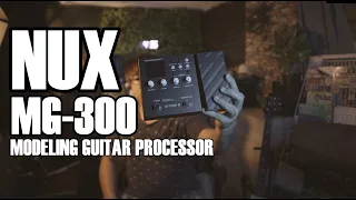 How to use NUX MG-300-modeling guitar processor #nuxmg300 #nux