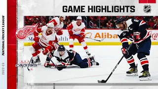 Red Wings @ Capitals 12/19 | NHL Highlights 2022