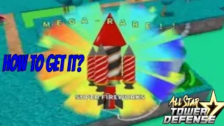 🏖️SUMMER EVENT⛱️ HOW TO GET FIREWORKS AND USE  IT || ASTD || ALL STAR TOWER DEFENSE