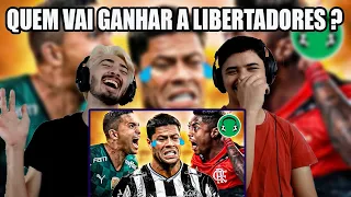 REACT  GALO ELIMINADO 😂 FLAMENGO vs PALMEIRAS NA FINAL DA LIBERTA!!! | Paródia Disco Arranhado