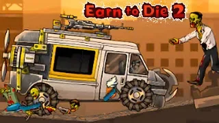 ПРОКАЧАЛ АМЕРИКАНСКИЙ ФУРГОН в Earn to Die 2 - Прохождение Игры про Зомби и Машинки #5