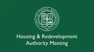 Edina Housing & Redevelopment Authority Meeting / June 24, 2021