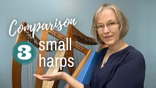 Small harp comparison: Waring cardboard, Triplett Christina, Dusty Strings FH26x2