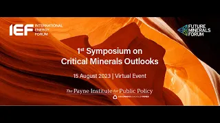 IEF-FMF Critical Mineral Outlook Symposium