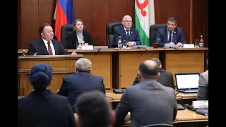 Рабочая встреча Махмуда-Али Калиматова с депутатами Народного Собрания Республики Ингушетия