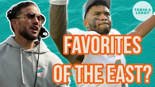 Miami Dolphins AFC East Path Gets Easier, Damian Lillard Miami Heat Talks To Pick Up | Tobin & Leroy