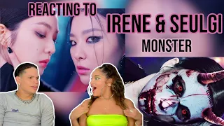 Waleska & Efra react to RED VELVET IRENE & SEULGI 'Monster' MV | REACTION