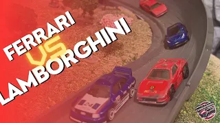 Corrida Hot Wheels - Ferrari x Lamborghini