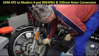 BMW Airhead ATE to Modern Brakes Conversion