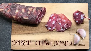 SOPPRESSATA - KIEŁBASA ⭐️⭐️⭐️ DOJRZEWAJĄCA przepis na wyrób kiełbasy w domowych warunkach.