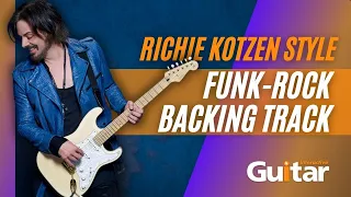 Richie Kotzen Style | Funk Rock Guitar Backing Track in C Minor | Cm