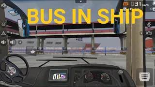 Bus in ship🚢 || bus simulator Indonesia Titanic ship mod || bus simulator18