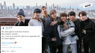 BTS supports #BlackLivesMatter movement saying, “We will stand together”