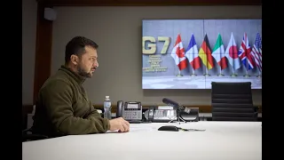 Зеленський виступив на зустрічі G7