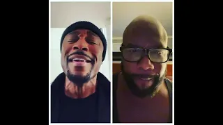 #canwetalkchallenge....Tank & Wanya Morris of "Boyz II Men"  #realsingingmatters