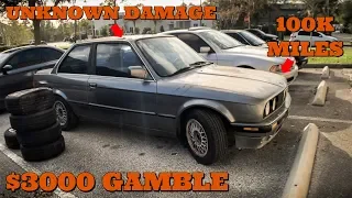 I Blindly Bought A Rare And Neglected 31 Year Old BMW E30 And I'm Going To Rebuild it!