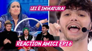 "La Figuraccia la fa Lei!" | Reaction Amici ep.16