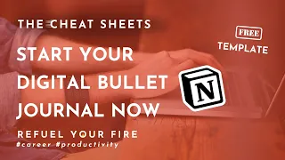 Notion Bullet Journal Free Template | The Cheat Sheets | Lauren Kress