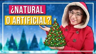 ¿Cuál es MEJOR? ¿Árbolito de NAVIDAD natural o artificial?