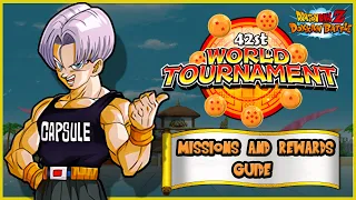DON'T MISS OUT ON 50 STONES! 42ND WORLD TOURNAMENT MISSIONS AND REWARDS GUIDE! [Dokkan Battle]